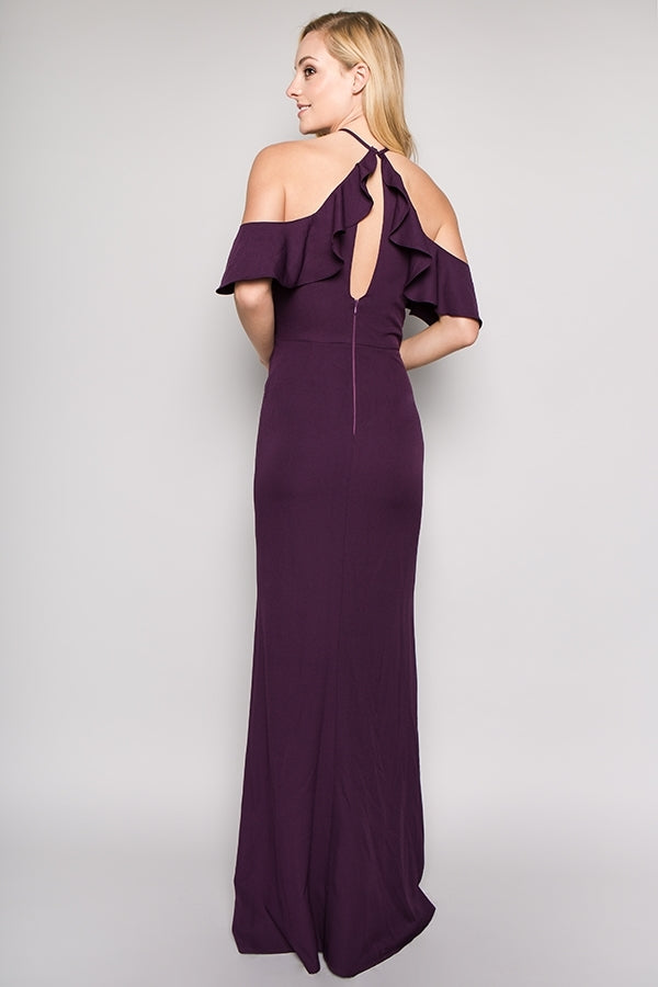 IVAELLE PLUM GOWN