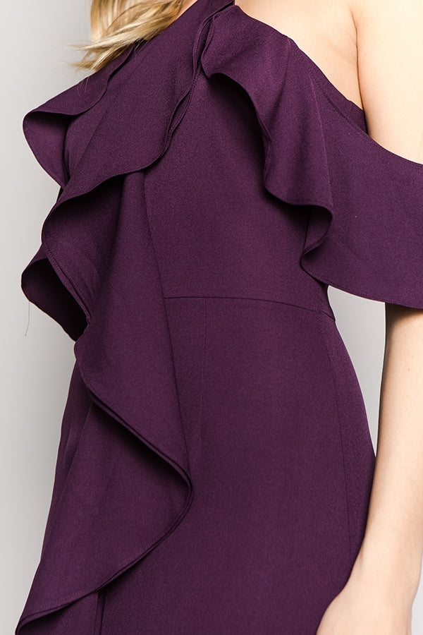 IVAELLE PLUM GOWN